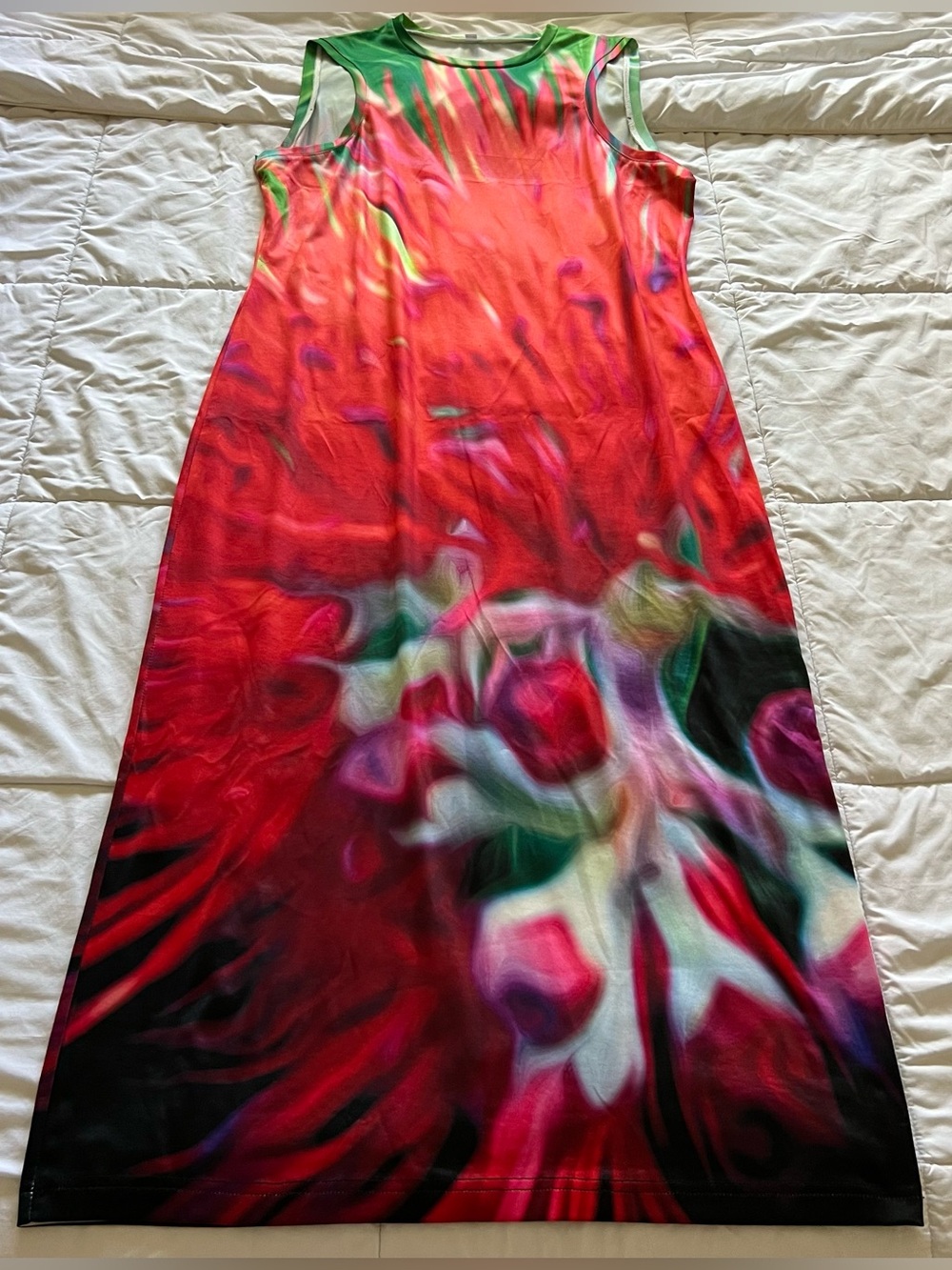 Floral Maui Designer Dress XL